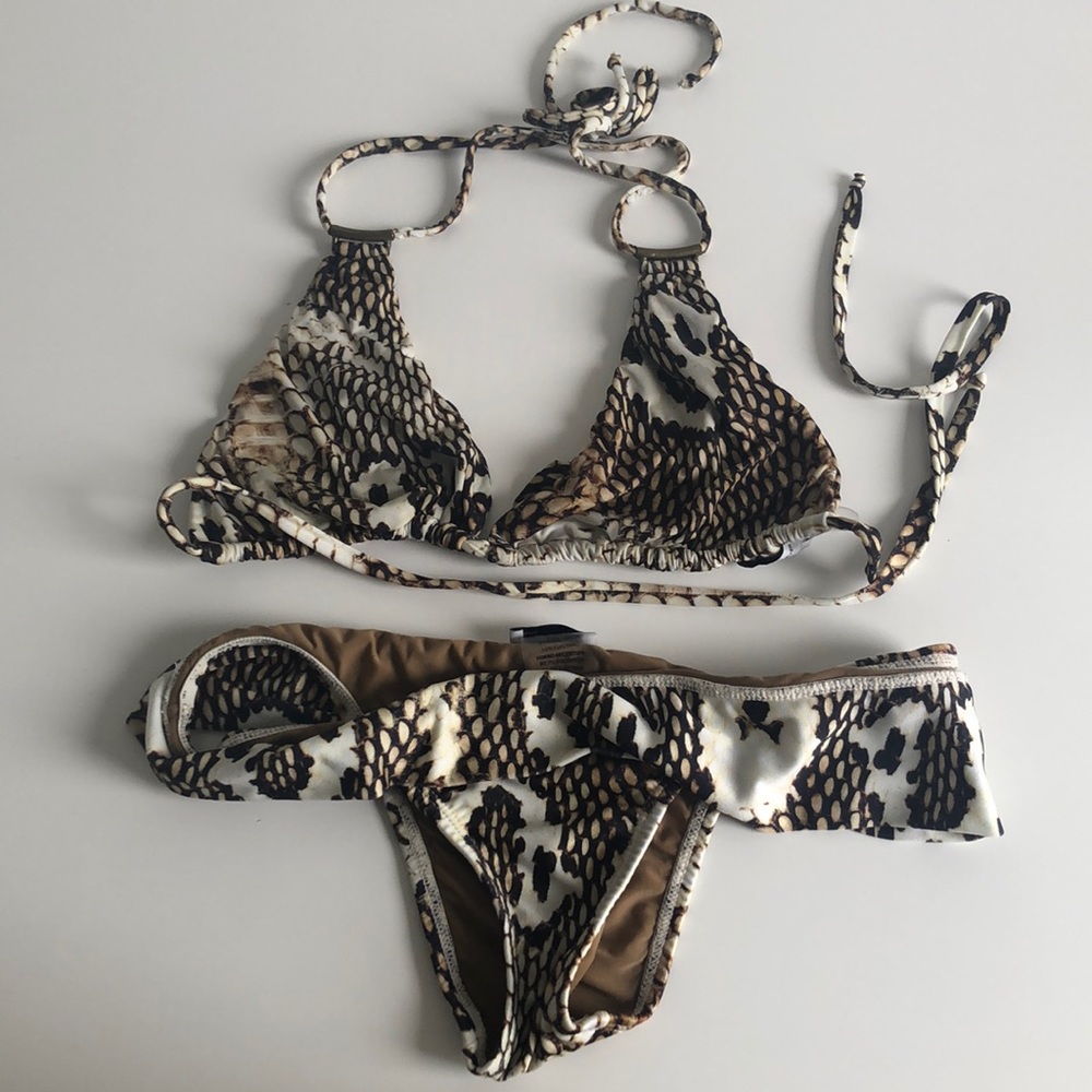 Lenny Niemeyer bikini snake print